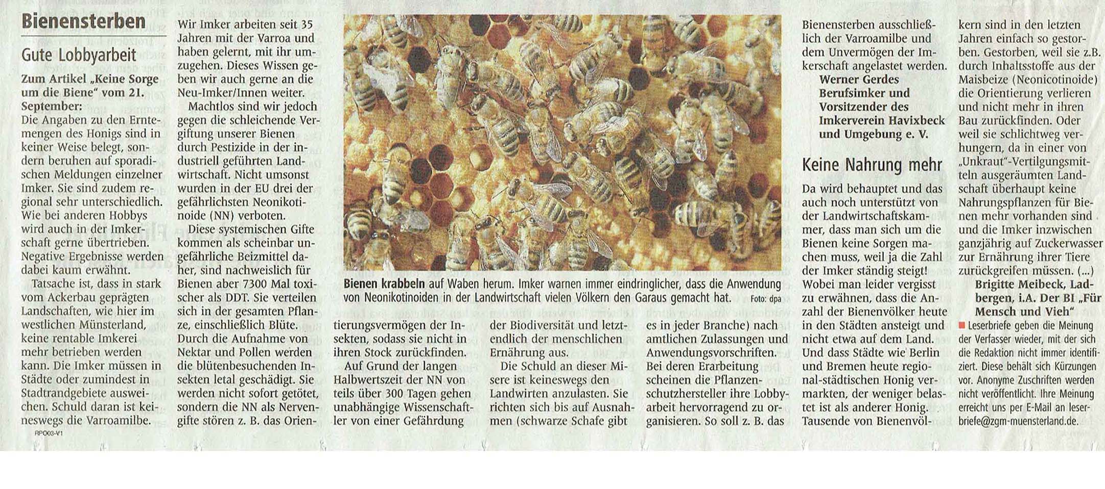 Leserbrief 2015